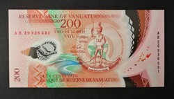 Vanuatu 200 Vatu 2020 Unc