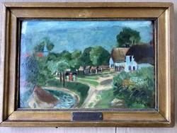 Farkas István - Falusi séta .