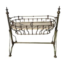 Antik viktoriánus baba bölcső.  Ritka darab! B291