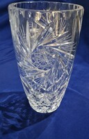 Ajkai  Csiszolt Kristály Váza – Klasszikus Elegancia Otthonába