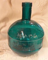 KÉK SALVATOR BRAUN 1839 BUDAPEST ÜVEG