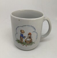 Drasche porcelán mesefigurás bögre!