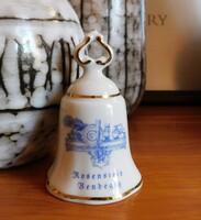 Rosenstein Vendéglő porcelán csengő, Hollóháza, Faragó Miklós exkluzív tervezése