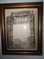 Amrita Sher-Gil(1913-1941) - Rewa kapu(Jhula Darwaza) , ritkaság!