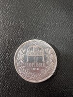 Osztrák-Magyar ezüst 1 Korona - 1912 KB