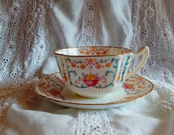 W.A.A.&Co Adderley teás csésze szett, nagyon ritka dekor és forma