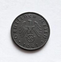 Német Birodalmi 10 Reichspfennig 1941 B.