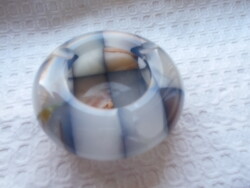 Muránói üveg hamutál -mozaik kialakítása