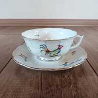Antik Herendi Madár mintás porcelán csésze