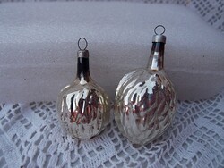 2 db retro karácsonyfa dísz