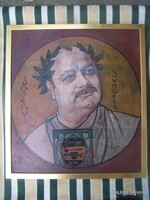 Vajda Zsigmond (1860 - 1931)  Jungfer József (1880 - 1934) iparművész portréja