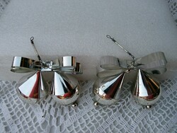 2 db retro karácsonyfa dísz