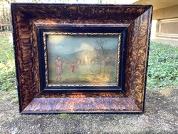 Molnár C Pál ( 1894 - 1981 ) -  Biblikus jelenetes olajfestménye .