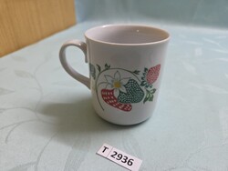 T2936 Walbrzych lengyel szamócás bögre