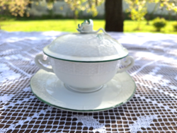 Fehér herendi leveses csésze