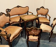 Barokk stílusú szalongarnitúra