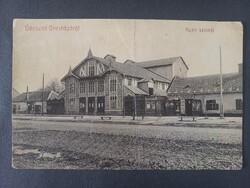 Üdvözlet Orosházáról - Nyári színkör 1909, Noel Nándor üzlete, Alsó Szeli-re küldve