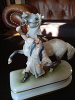 Ó-HERENDI LOVÁT FÉKEZŐ CSIKÓS -EXTRA!!!