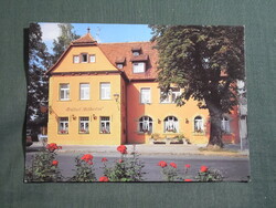 Képeslap,Németország,Rothenburg ob der Tauber,Gasthof Rödertor fogadó látkép,részlet, 1980-