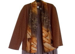 Szép muszlin olasz sál/stóla 96b