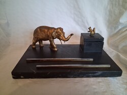 ART DECO STÍLUSÚ ASZTALI TOLL- ÉS TINTATARTÓ KÉSZLET 28x18 CM, 3 KG