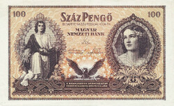 REPLIKA PENGŐ - 1943 - 100 PENGŐ - SZÁLASI - SZÍNVÁLTOZAT !!!