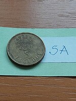 PORTUGÁLIA 5 ESCUDO 1990 Nikkel-Sárgaréz, CSIPKE  #SA
