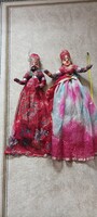 Indiai Kathputli-báb, babák 65-70cm  2db