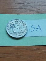 FRANCIAORSZÁG 50 CENTIMES 1943 Alumínium,  Vichy-Franciaország  #SA