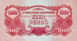 REPLIKA PENGŐ - 1944 - 1000 PENGŐ - VÖRÖS HADSEREG
