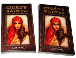 VADONAT ÚJ  - CIGÁNY KÁRTYA játékkártyák GYÖNYÖRŰ ANTIK REPRÓKKAL dobozzal bontatlanul DARABRA