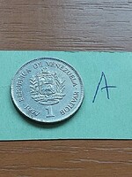 VENEZUELA 1 BOLIVAR 1977 Nikkel, Simón  Bolivar  #A