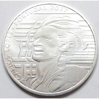 Portugália,7.5 euro 2017 - Carlos Lopes portugál hosszútávfutó aUNC+ ezüst 13.00g500