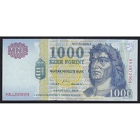 Magyarország,1000 forint 2000 DD UNC