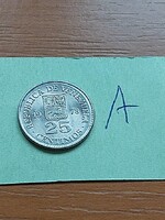 VENEZUELA 25 CENTIMOS 1978 nikkel, Simón Bolivar  #A