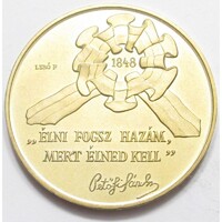Magyarország,100 forint 1998 - 1848-49-es forradalom és szabadságharc UNC réz