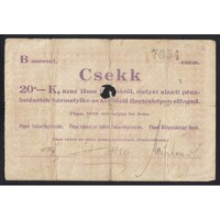 Magyarország,20 korona 1919 - Pápa F