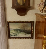 Antique painting by László Mednyánszky!