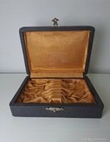 Régi 6 darabos kanál vagy villa készlet üres doboz díszdoboz