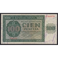 Spanyolország,100 pesetas 1936 aUNC+