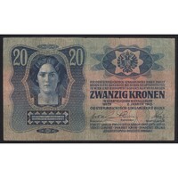 Horvátország,20 kronen/korona 1919 - VUKOVÁR F