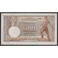 Szerbia,500 dinara 1942 aUNC+