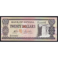 Guyana,20 dollars 2006 UNC