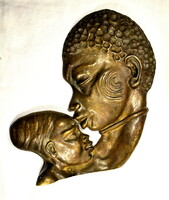 ANYA GYERMEKKEL ... ORIENTALISTA ART DECO BRONZ RELIEF