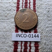 Lettország 2 Santim 2007 EF