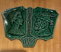 Petőfi Sándor kerámia