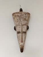 Afrikai maszk antik Fang népcsoport fa Gabon africká maska D1 938 5607