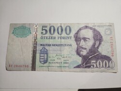 1999-es 5000 Forint EF
