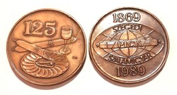 Pick Szegedi Szalámigyár 120 és 125 év emlékérem /Fritz Mihály/