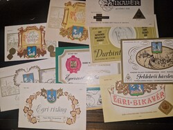 1970, boroscimkék, Eger-Gyöngyösvidéki Pincegazdaság, mappában